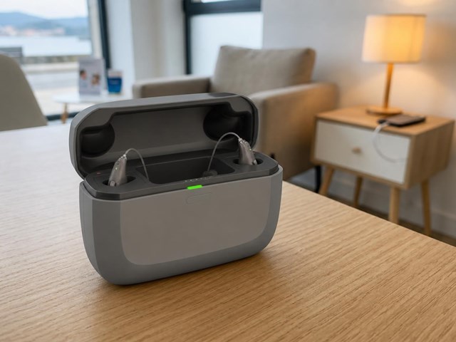 Di adiós a las pilas con audífonos recargables en Mugardos